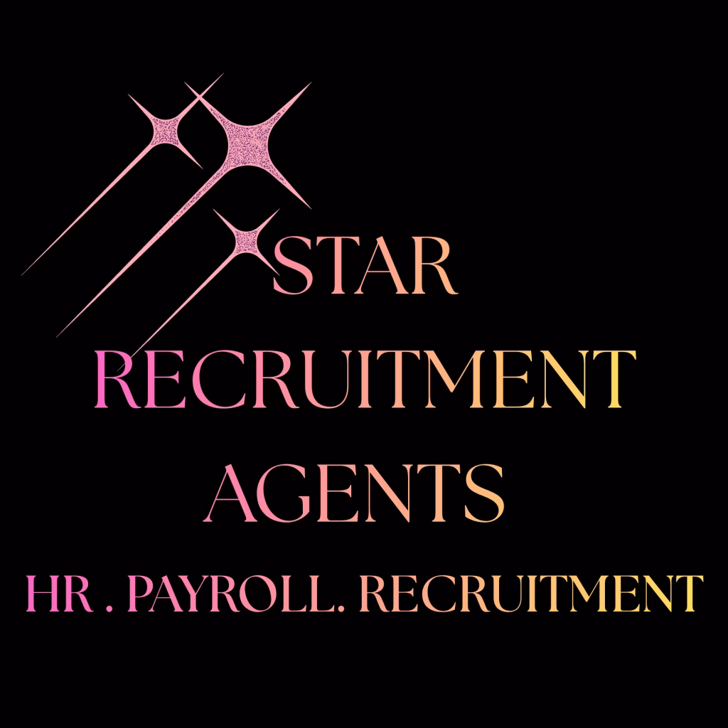 Star Recruitment Agents Icon - Shooting Star Branding Graphic